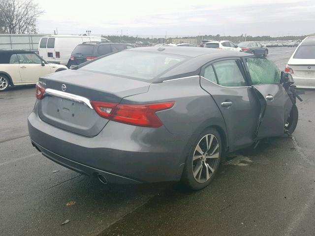 1N4AA6AP4JC409804 - 2018 NISSAN MAXIMA 3.5 GRAY photo 4