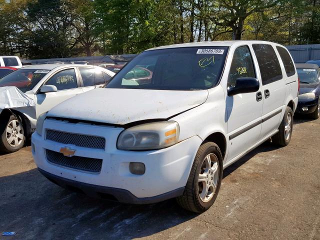 1GNDV23167D151499 - 2007 CHEVROLET UPLANDER L თეთრი ფოტო 2