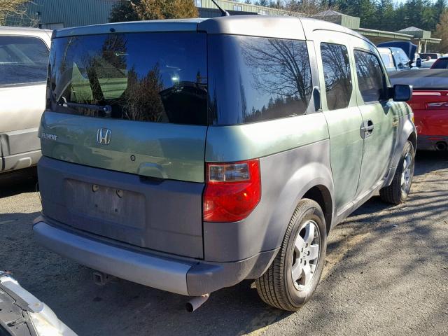 5J6YH28533L033949 - 2003 HONDA ELEMENT EX GREEN photo 4