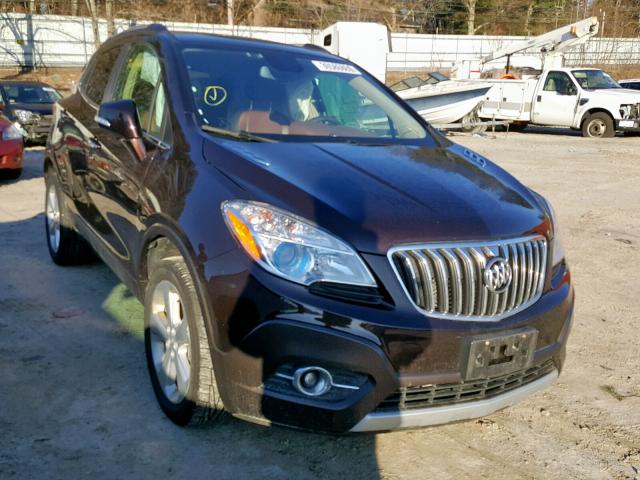 KL4CJGSB4FB239530 - 2015 BUICK ENCORE BROWN photo 1