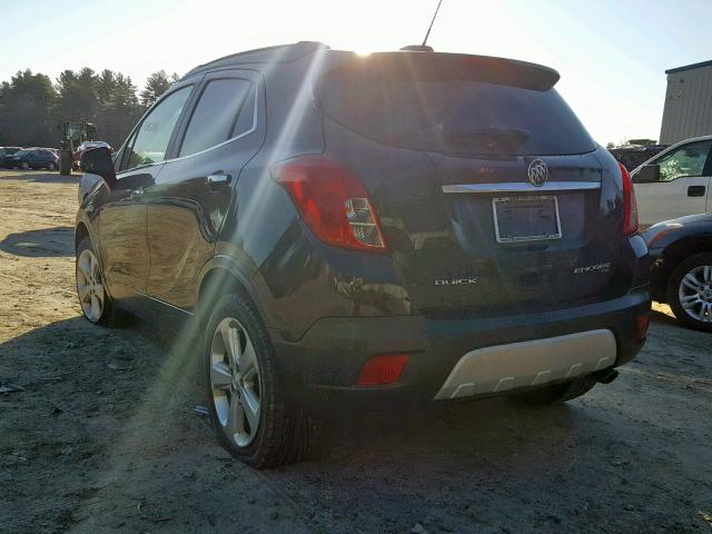 KL4CJGSB4FB239530 - 2015 BUICK ENCORE BROWN photo 3