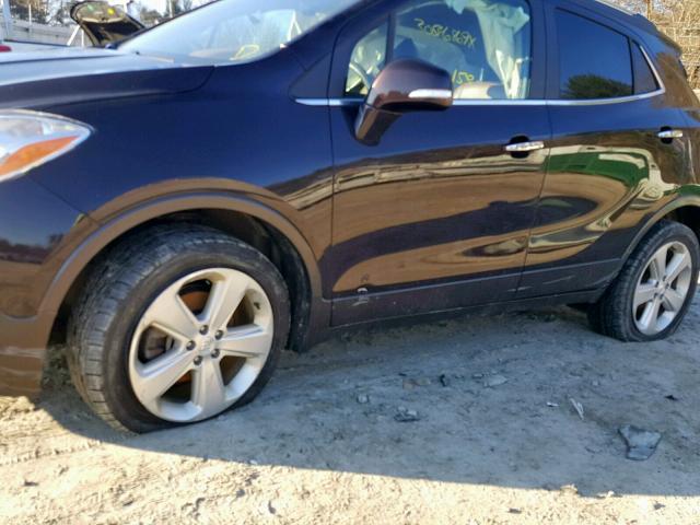 KL4CJGSB4FB239530 - 2015 BUICK ENCORE BROWN photo 9