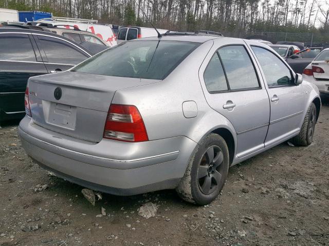 3VWSA69M65M021726 - 2005 VOLKSWAGEN JETTA GLS SILVER photo 4