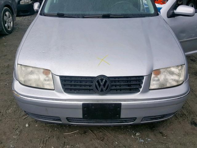 3VWSA69M65M021726 - 2005 VOLKSWAGEN JETTA GLS SILVER photo 7