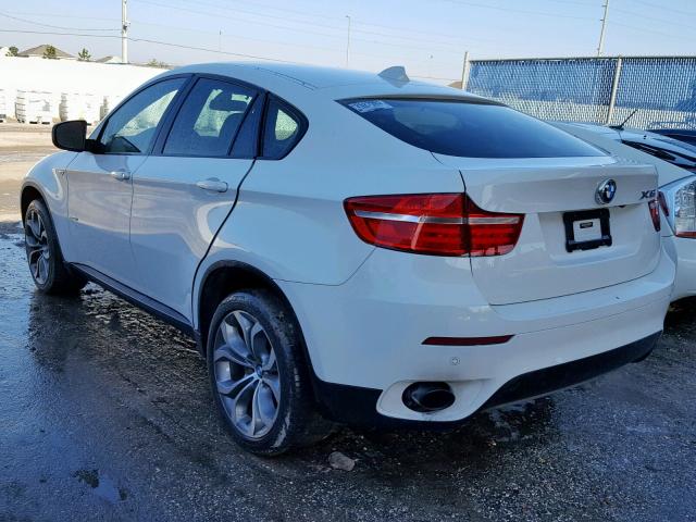 5UXFG2C51DL785446 - 2013 BMW X6 XDRIVE3 WHITE photo 3