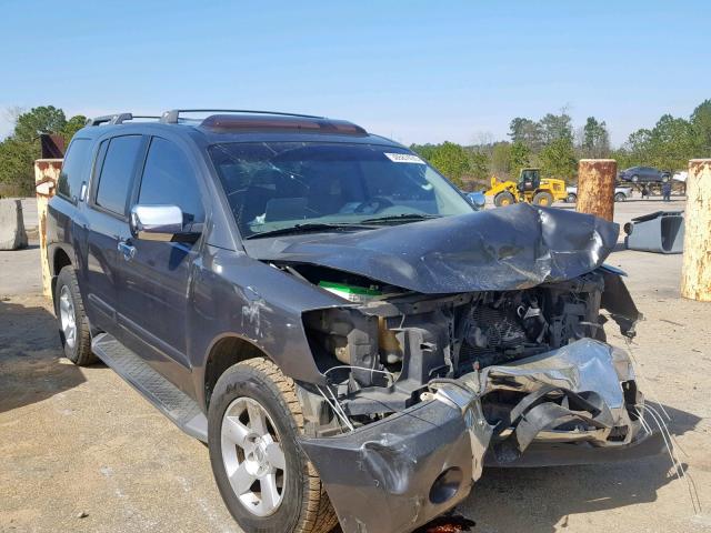 5N1AA08A94N738348 - 2004 NISSAN ARMADA SE GRAY photo 1