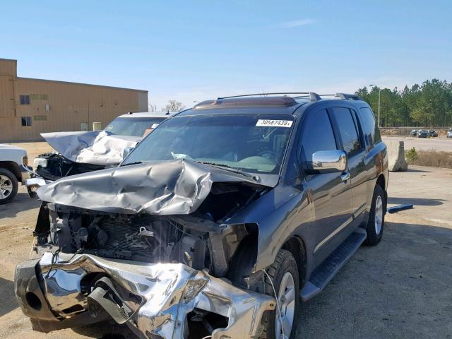 5N1AA08A94N738348 - 2004 NISSAN ARMADA SE GRAY photo 2