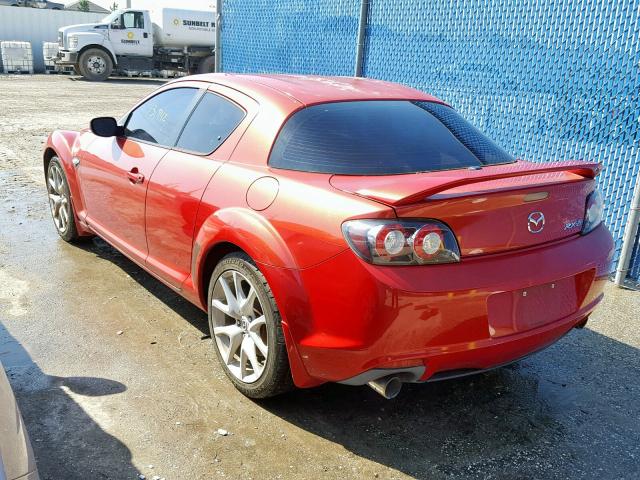 JM1FE1CP1A0404663 - 2010 MAZDA RX8 RED photo 3