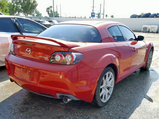 JM1FE1CP1A0404663 - 2010 MAZDA RX8 RED photo 4