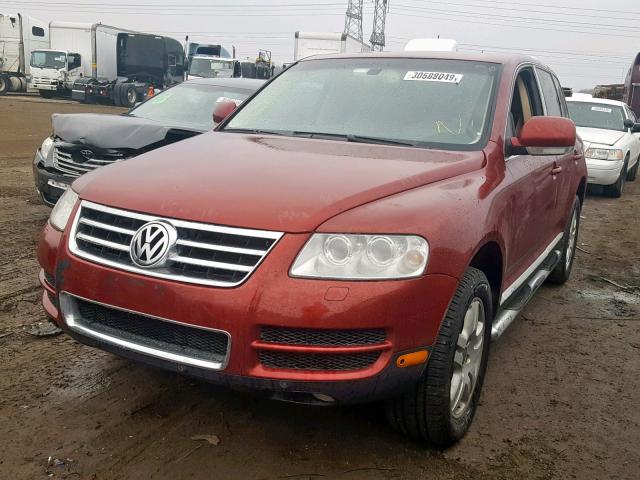 WVGZM77L66D031223 - 2006 VOLKSWAGEN TOUAREG 4. MAROON photo 2