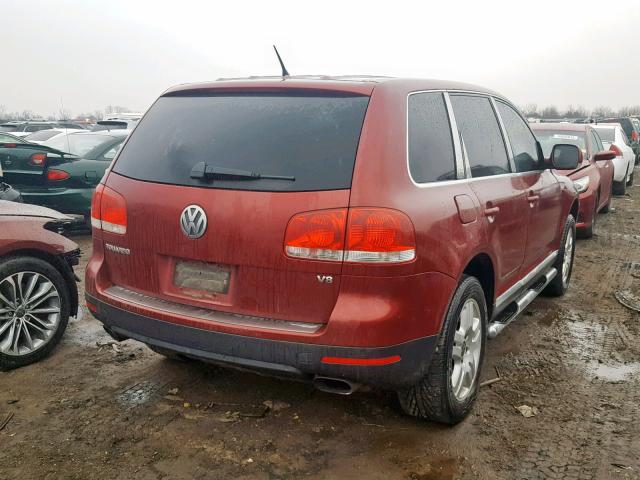 WVGZM77L66D031223 - 2006 VOLKSWAGEN TOUAREG 4. MAROON photo 4