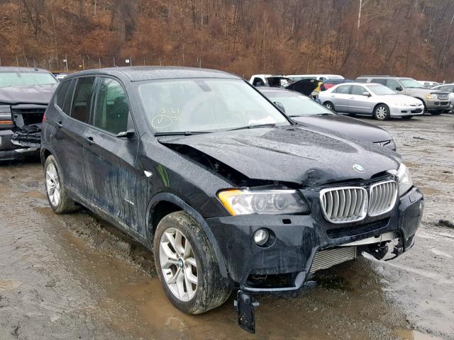 5UXWX7C50E0K31105 - 2014 BMW X3 XDRIVE3 BLACK photo 1