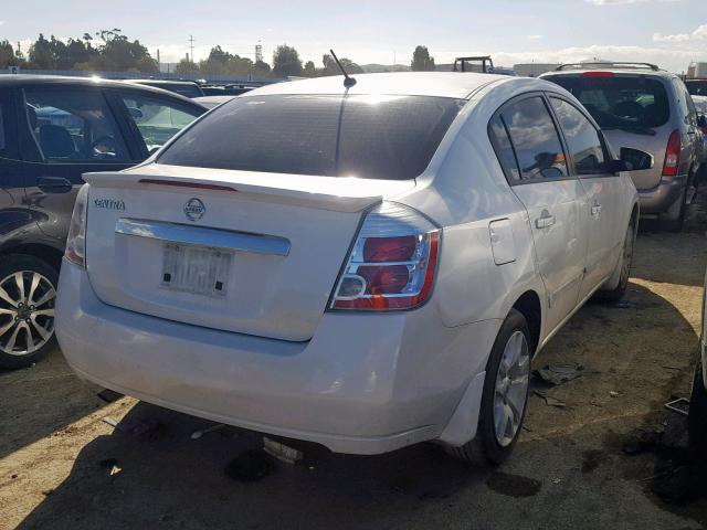 3N1AB6AP4CL773299 - 2012 NISSAN SENTRA 2.0 SILVER photo 4