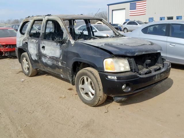 1GKDT13S842302727 - 2004 GMC ENVOY BLACK photo 1