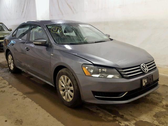 1VWAP7A3XDC149115 - 2013 VOLKSWAGEN PASSAT S GRAY photo 1