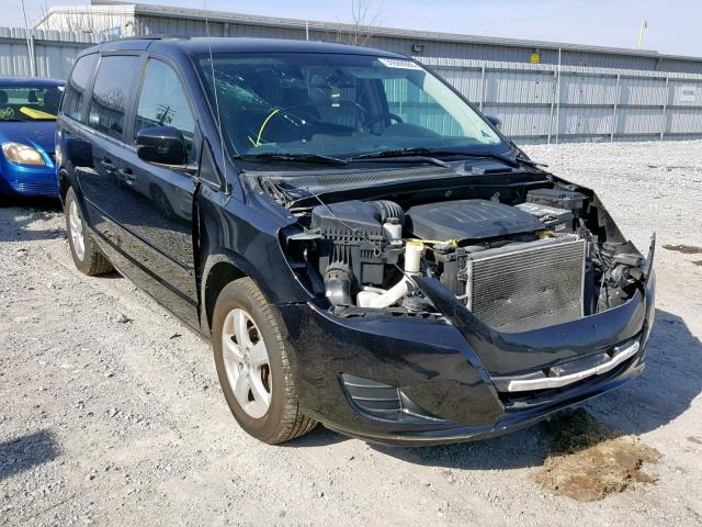 2V4RW3DGXBR642383 - 2011 VOLKSWAGEN ROUTAN SE BLACK photo 1