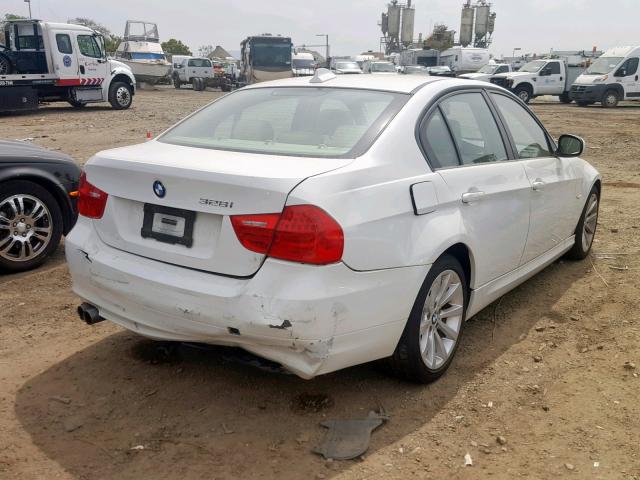 WBAPH5C59BA442507 - 2011 BMW 328 I SULE WHITE photo 4