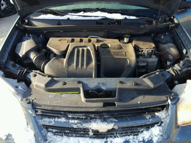 1G1AL55F777332503 - 2007 CHEVROLET COBALT LT GRAY photo 7