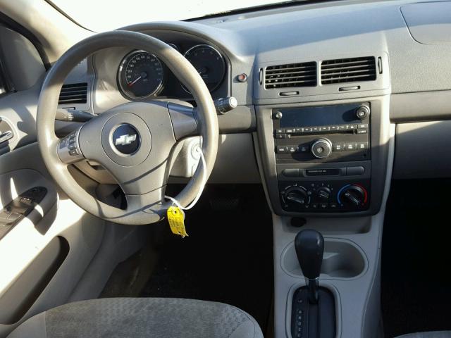 1G1AL55F777332503 - 2007 CHEVROLET COBALT LT GRAY photo 9