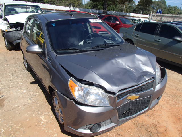 KL1TD6DE1BB196278 - 2011 CHEVROLET AVEO LS GRAY photo 1