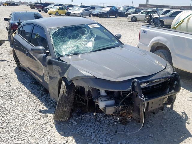 2C3CDXKT8JH323764 - 2018 DODGE CHARGER PO GRAY photo 1