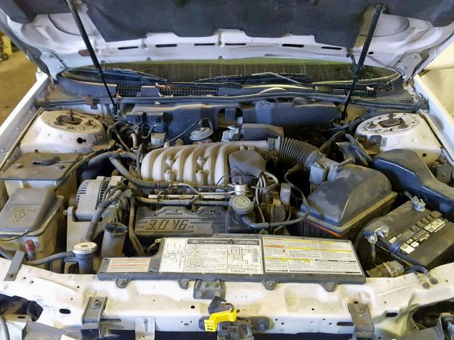 1FALP52U8SG112387 - 1995 FORD TAURUS GL WHITE photo 7