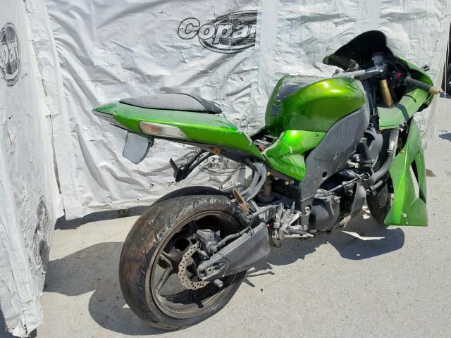 JKAZXCD126A007505 - 2006 KAWASAKI ZX1000 D6F GREEN photo 4