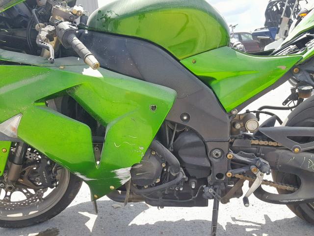 JKAZXCD126A007505 - 2006 KAWASAKI ZX1000 D6F GREEN photo 7