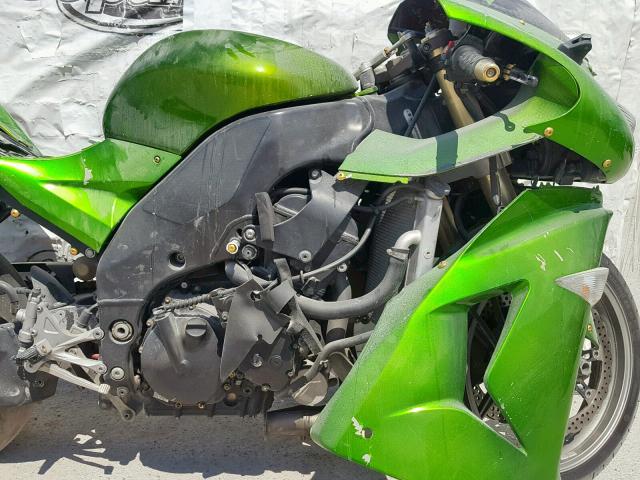 JKAZXCD126A007505 - 2006 KAWASAKI ZX1000 D6F GREEN photo 9