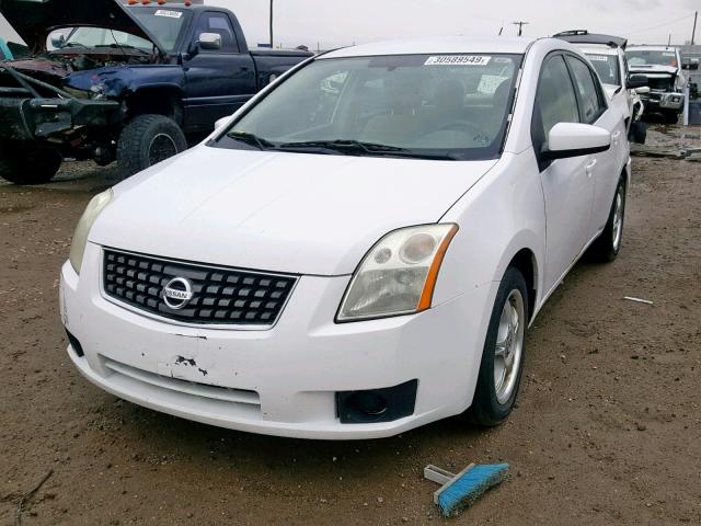 3N1AB61E17L600859 - 2007 NISSAN SENTRA 2.0 WHITE photo 2