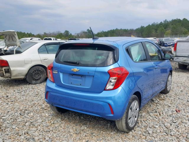 KL8CB6SA9HC726703 - 2017 CHEVROLET SPARK LS BLUE photo 4