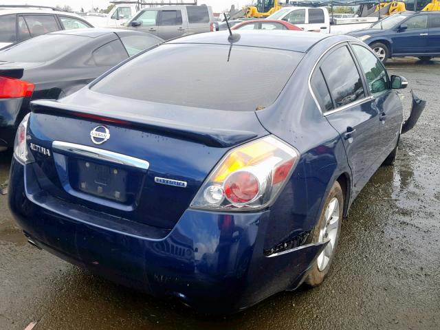 1N4CL21E99C180249 - 2009 NISSAN ALTIMA HYB BLUE photo 4