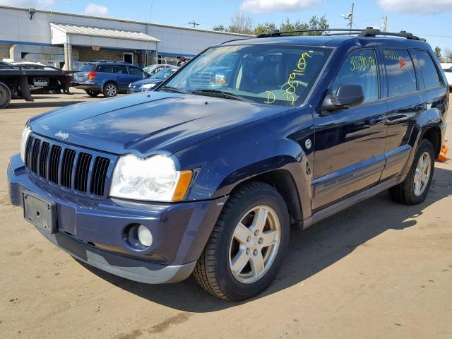 1J4HR48N66C182207 - 2006 JEEP GRAND CHER BLUE photo 2