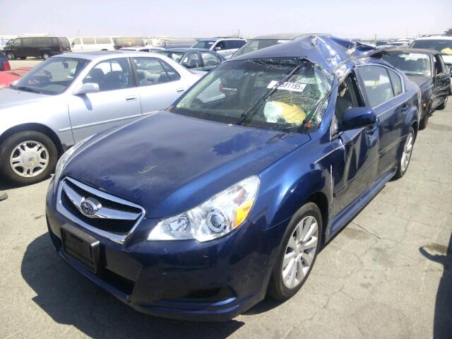 4S3BMDJ67B2223425 - 2011 SUBARU LEGACY 3.6 BLUE photo 2