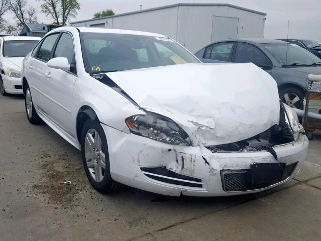 2G1WB5E32E1123369 - 2014 CHEVROLET IMPALA LIM WHITE photo 1