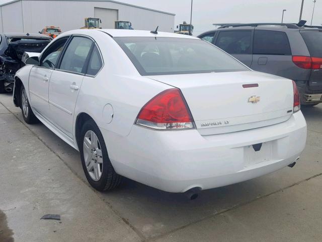 2G1WB5E32E1123369 - 2014 CHEVROLET IMPALA LIM WHITE photo 3