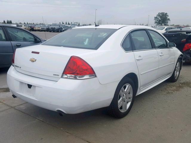 2G1WB5E32E1123369 - 2014 CHEVROLET IMPALA LIM WHITE photo 4