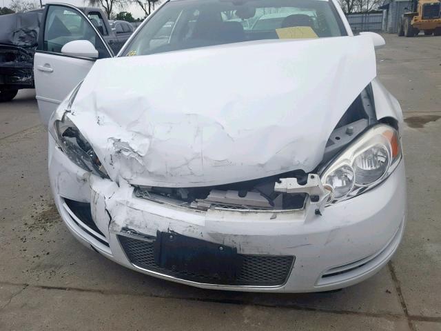 2G1WB5E32E1123369 - 2014 CHEVROLET IMPALA LIM WHITE photo 7