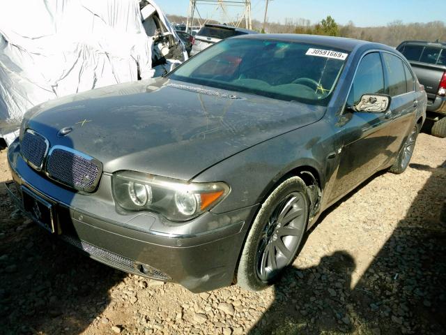 WBAGN83473DK10134 - 2003 BMW 760 LI SILVER photo 2