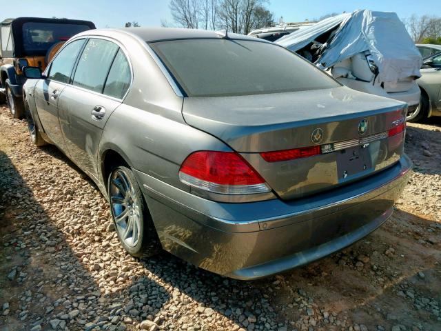 WBAGN83473DK10134 - 2003 BMW 760 LI SILVER photo 3