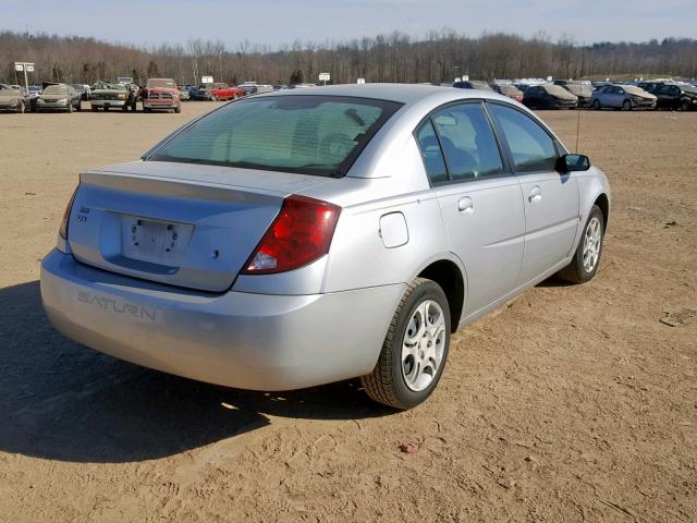 1G8AJ52F34Z126980 - 2004 SATURN ION LEVEL SILVER photo 4