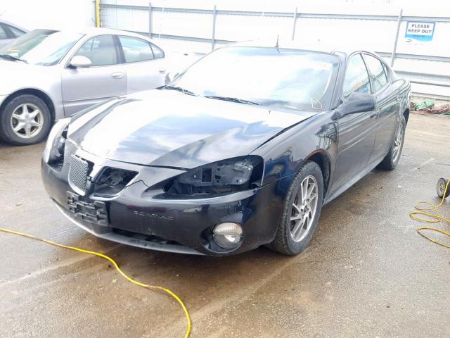2G2WR524341231891 - 2004 PONTIAC GRAND PRIX BLACK photo 2