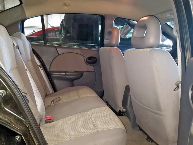 1G8AJ55F37Z208689 - 2007 SATURN ION LEVEL BLACK photo 6