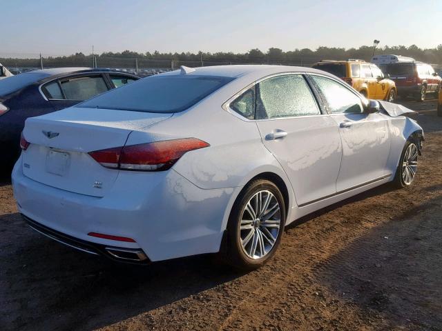 KMHGN4JE3JU250226 - 2018 GENESIS G80 BASE WHITE photo 4