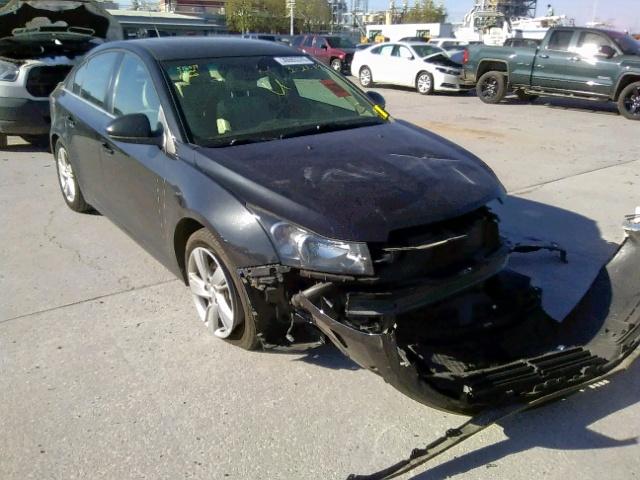 1G1P75SZ5E7281674 - 2014 CHEVROLET CRUZE BLACK photo 1