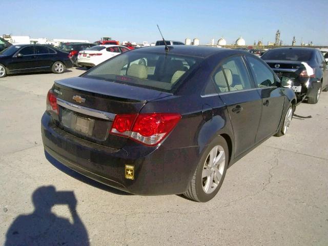 1G1P75SZ5E7281674 - 2014 CHEVROLET CRUZE BLACK photo 4