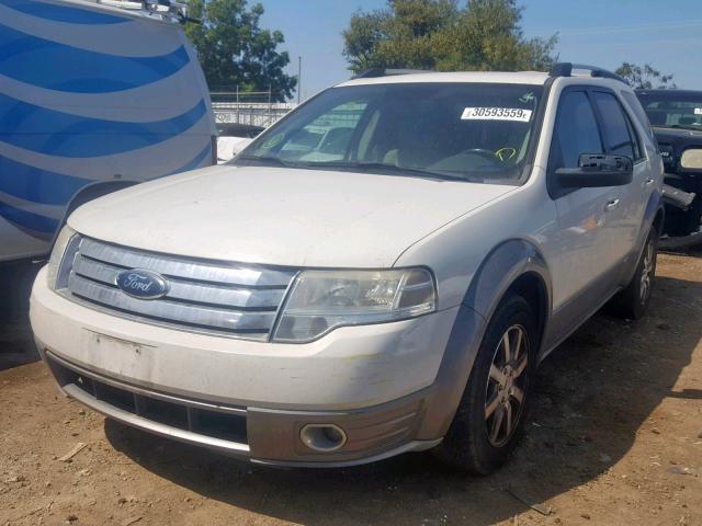 1FMDK02W09GA01162 - 2009 FORD TAURUS X S WHITE photo 2