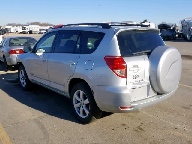 JTMZD31V375046961 - 2007 TOYOTA RAV4 LIMIT SILVER photo 3