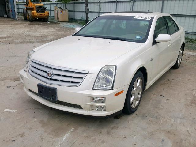 1G6DC67A550181892 - 2005 CADILLAC STS WHITE photo 2