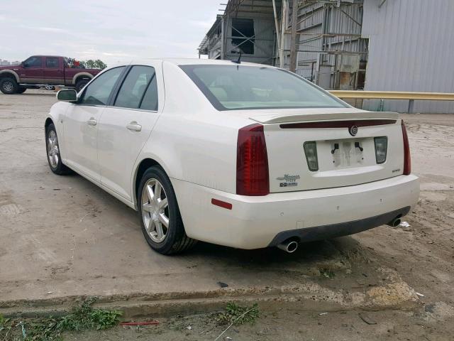 1G6DC67A550181892 - 2005 CADILLAC STS WHITE photo 3